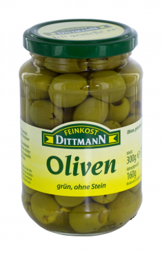 Španělské olivy zelené bez pecky