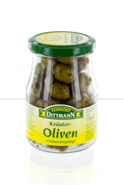 Olivy v bylinkách bez pecky