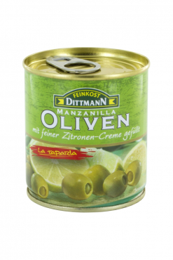 Zelené olivy s citronovou pastou